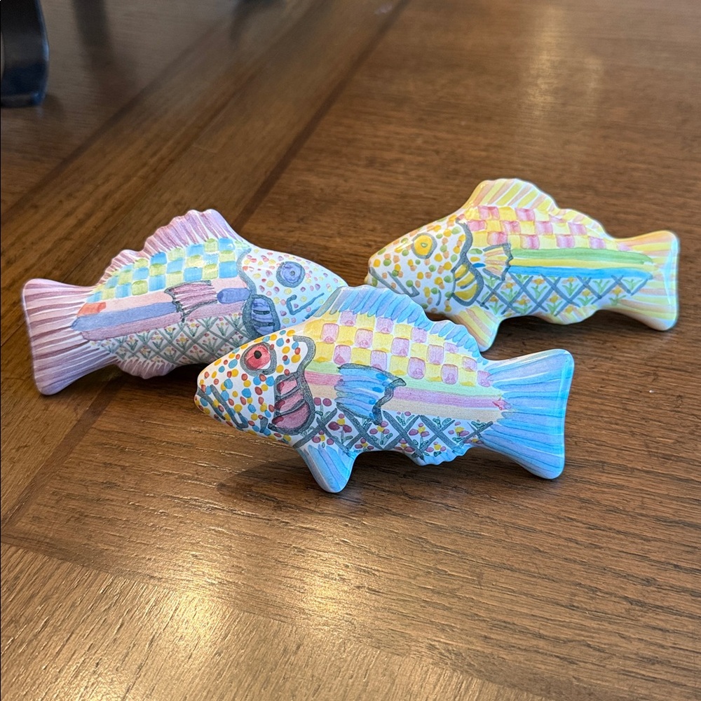 Mckenzie Childs fish knobs 3
